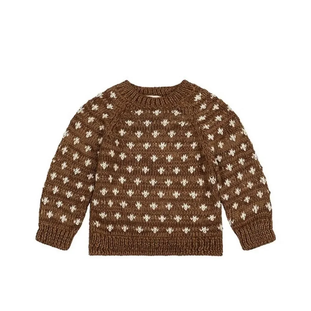 NWT Wild Wawa Kids Autumn Cardigan in Chocolate 2/3T